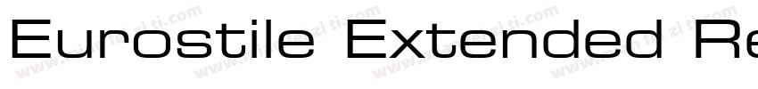 Eurostile Extended Regular字体转换